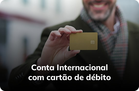 Cartão Inernacional com cartão de débito Turvicam Cartão Inernacional com cartão de débito Turvicam